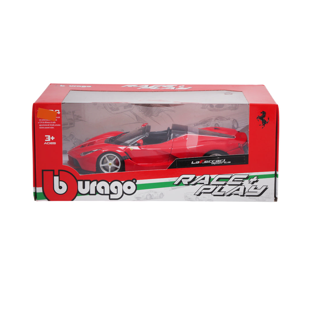 26022RD BURAGO DIE-CAST FERRARI F70 APERTA CAR RED A.I