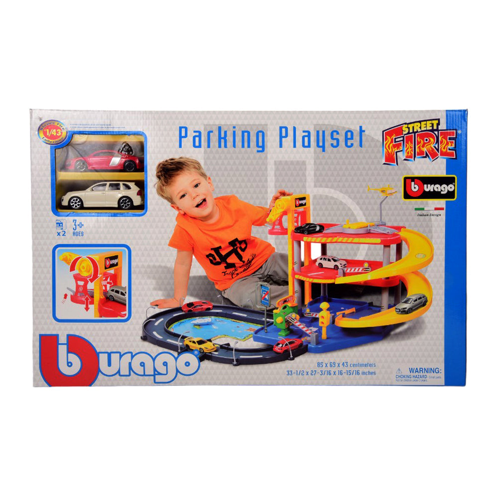 30025 STREET FIRE PARKING PLAY SET