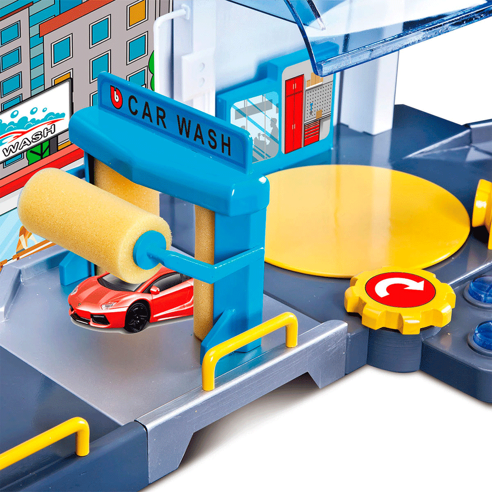 30406 BURRAGO CAR WASH PLAY SET
