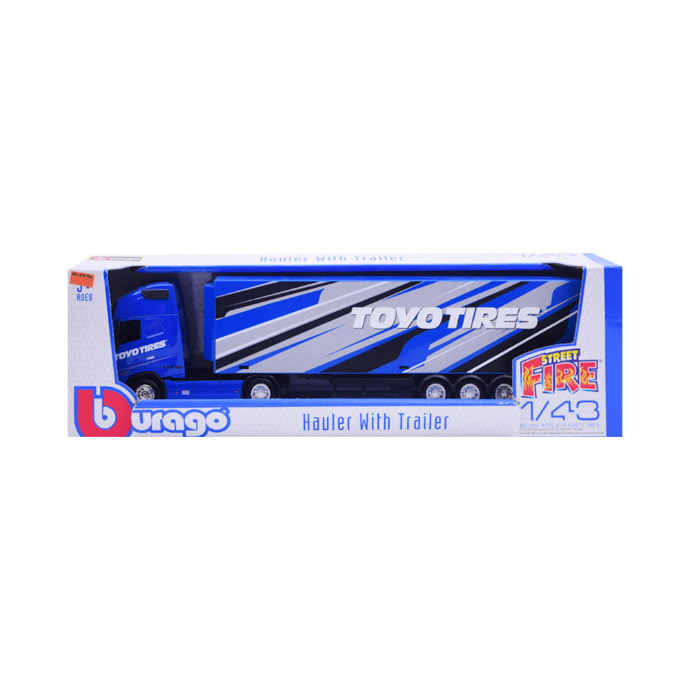 BURAGO HAULER WITH TRAILER 31480