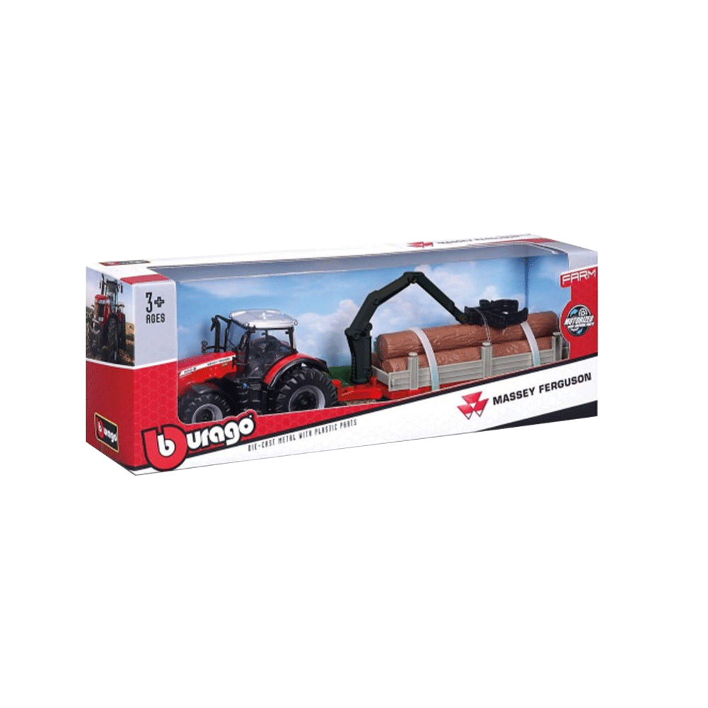 31980 BB 10CM TRACTOR W-DELUXE TRAILER