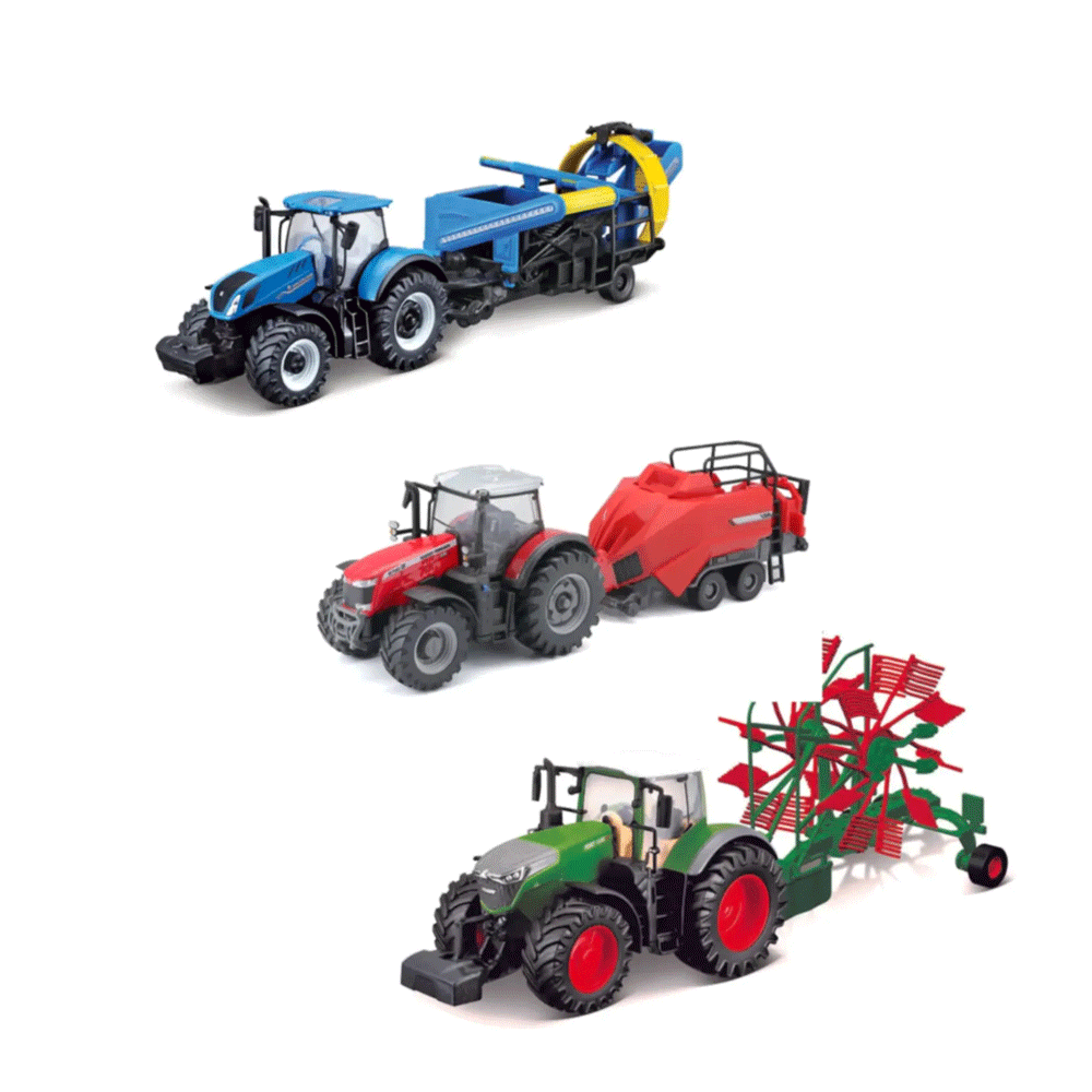 31980 BB 10CM TRACTOR W-DELUXE TRAILER