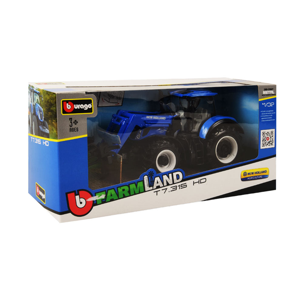 44080 BB 132 BLUE TRACKTER W-LOADER