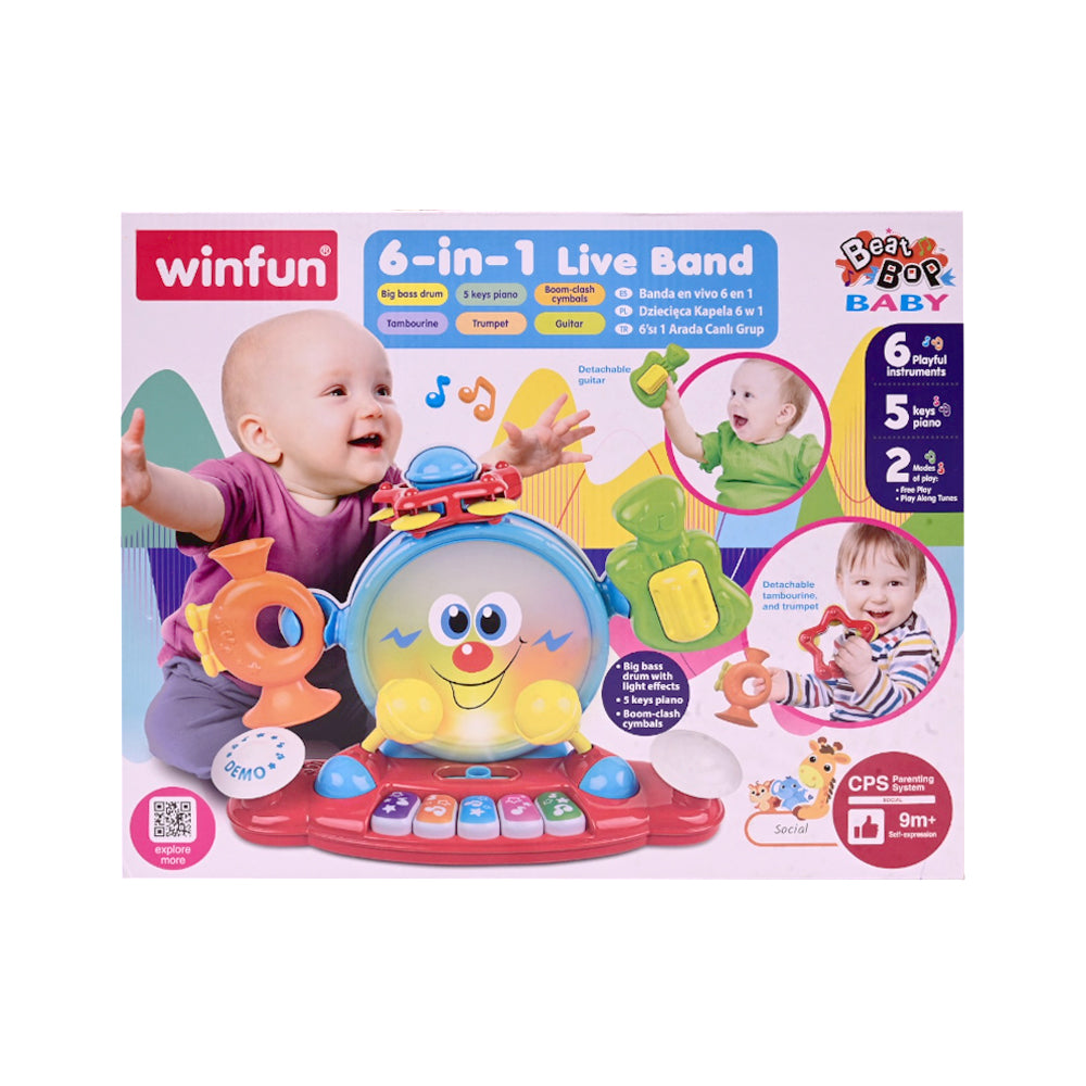 2087 WINFUN 6 IN 1 LIVE BAND BASIC