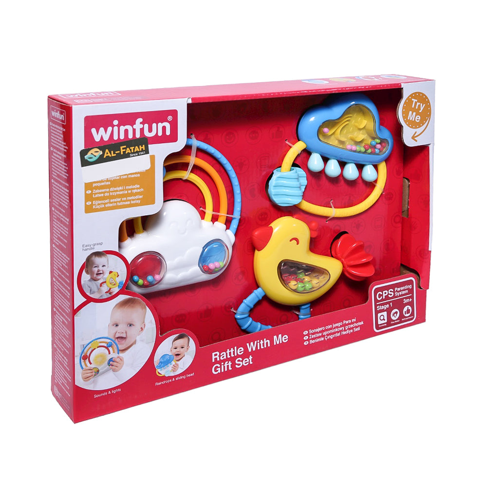 3030 WINFUN RATTLE WITH ME GIFT SET (+3 M) A.I