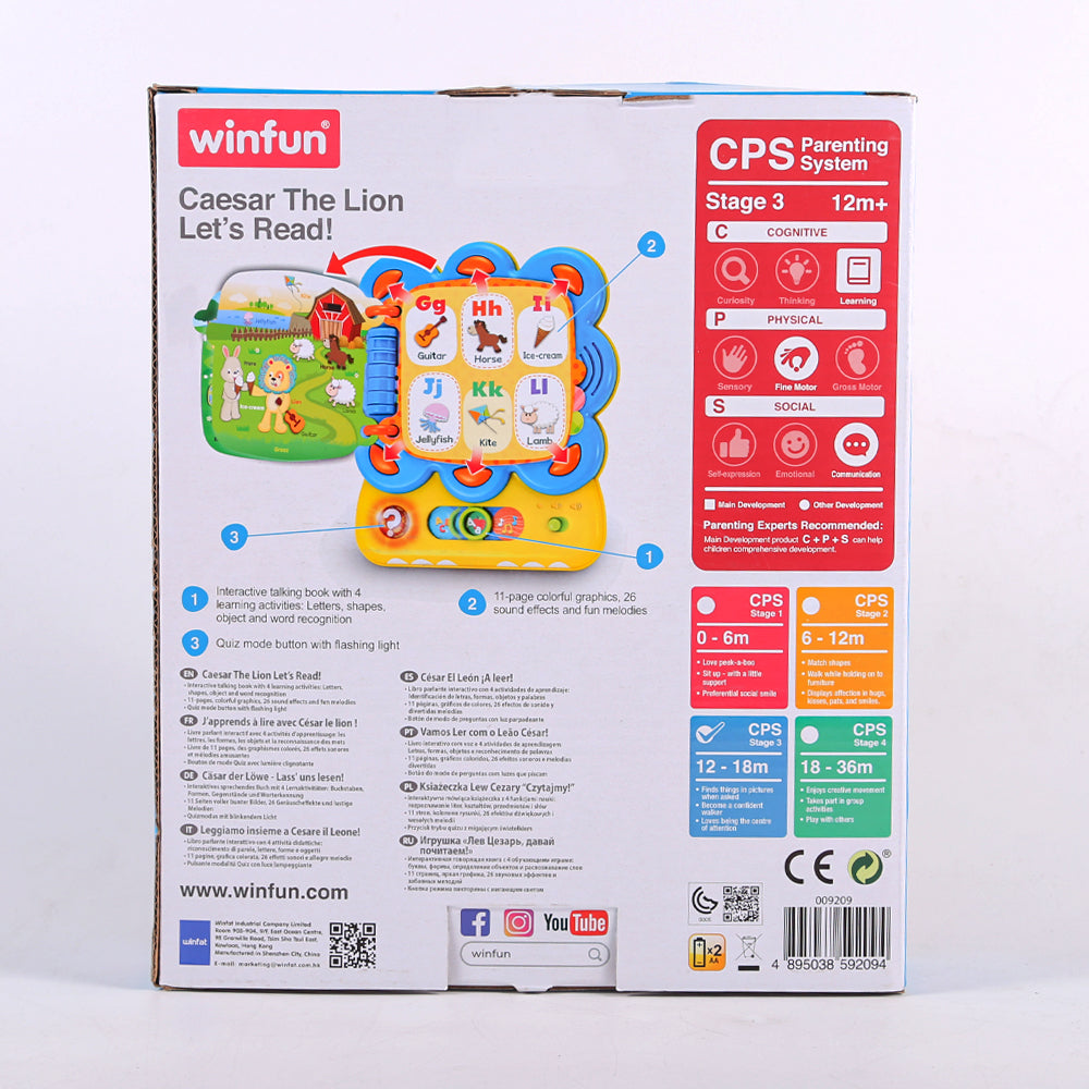 9209 Win Fun Lion Lets Reads Basic