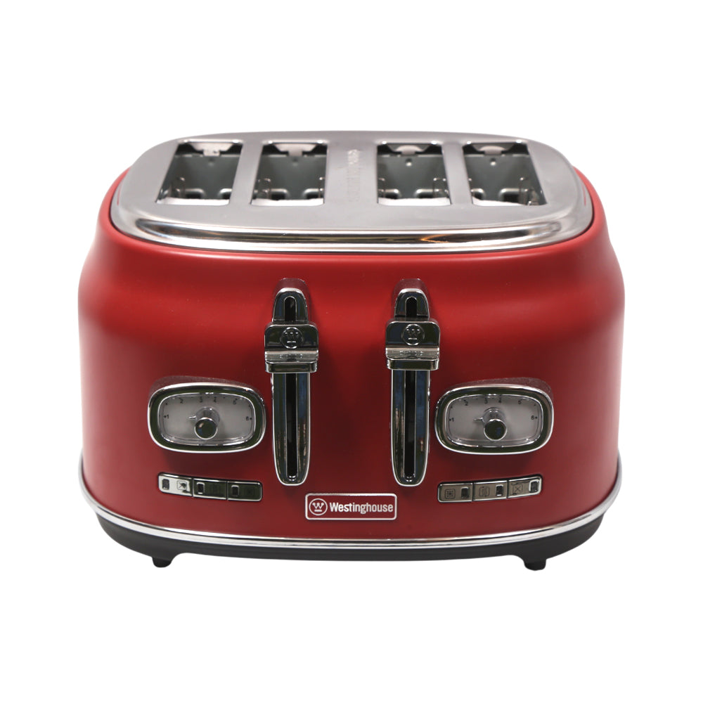 WESTINGHOUSE TOASTER RETRO 4 SLICE WKTTBD809RD