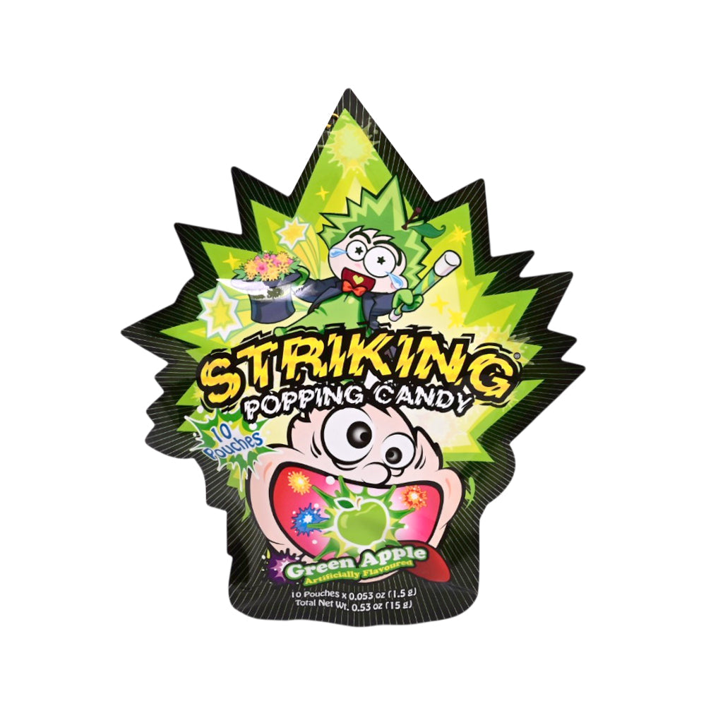 STRIKING POOPING CANDY GREEN APPLE FLAVOUR 15GM