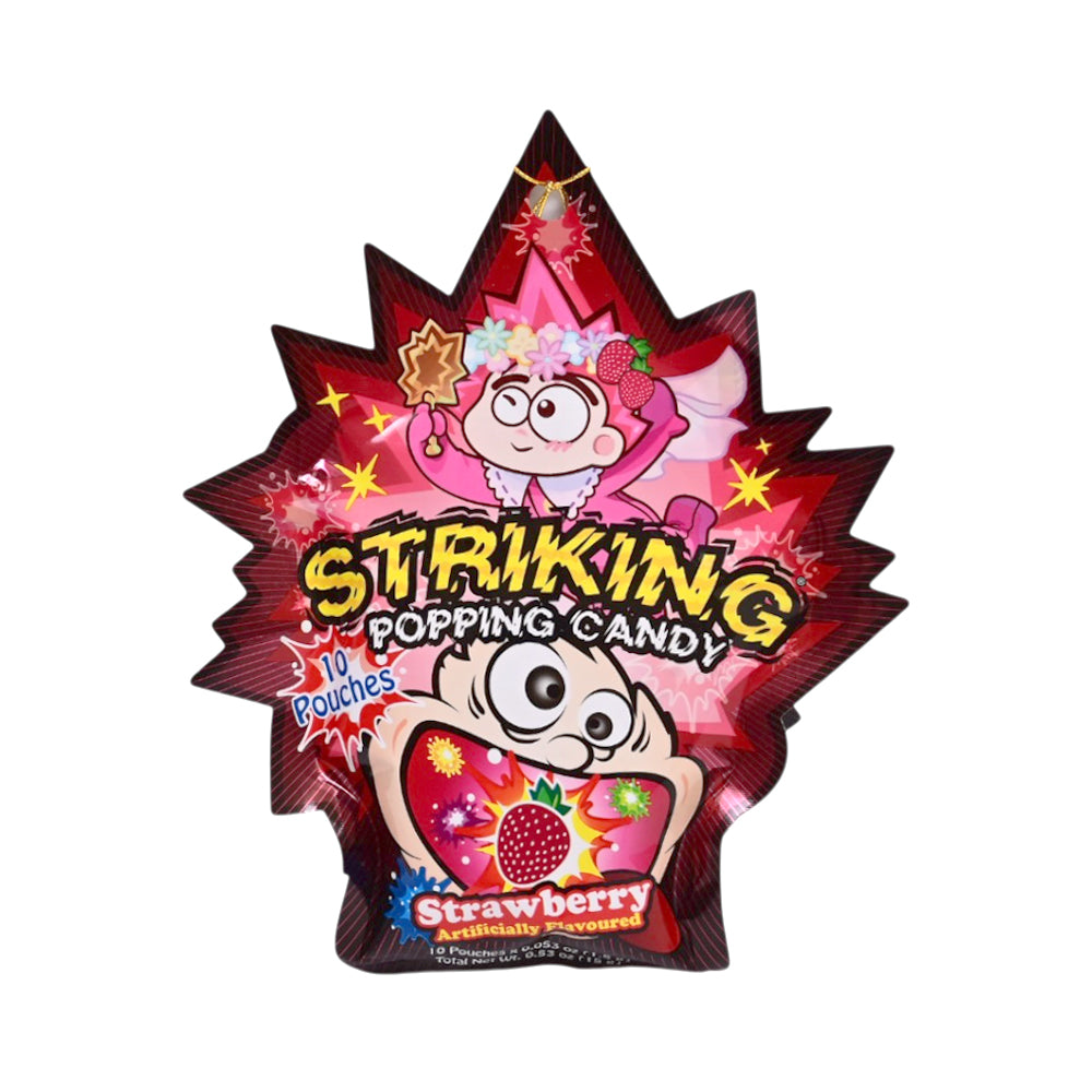 STRIKING POPPING CANDY STRAWBERRY FLAVOUR 15GM