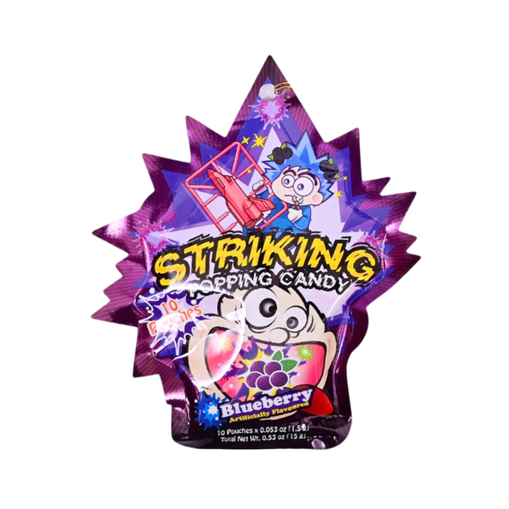 STRIKING POPPING CANDY BLUEBERRY FLAVOUR 15GM
