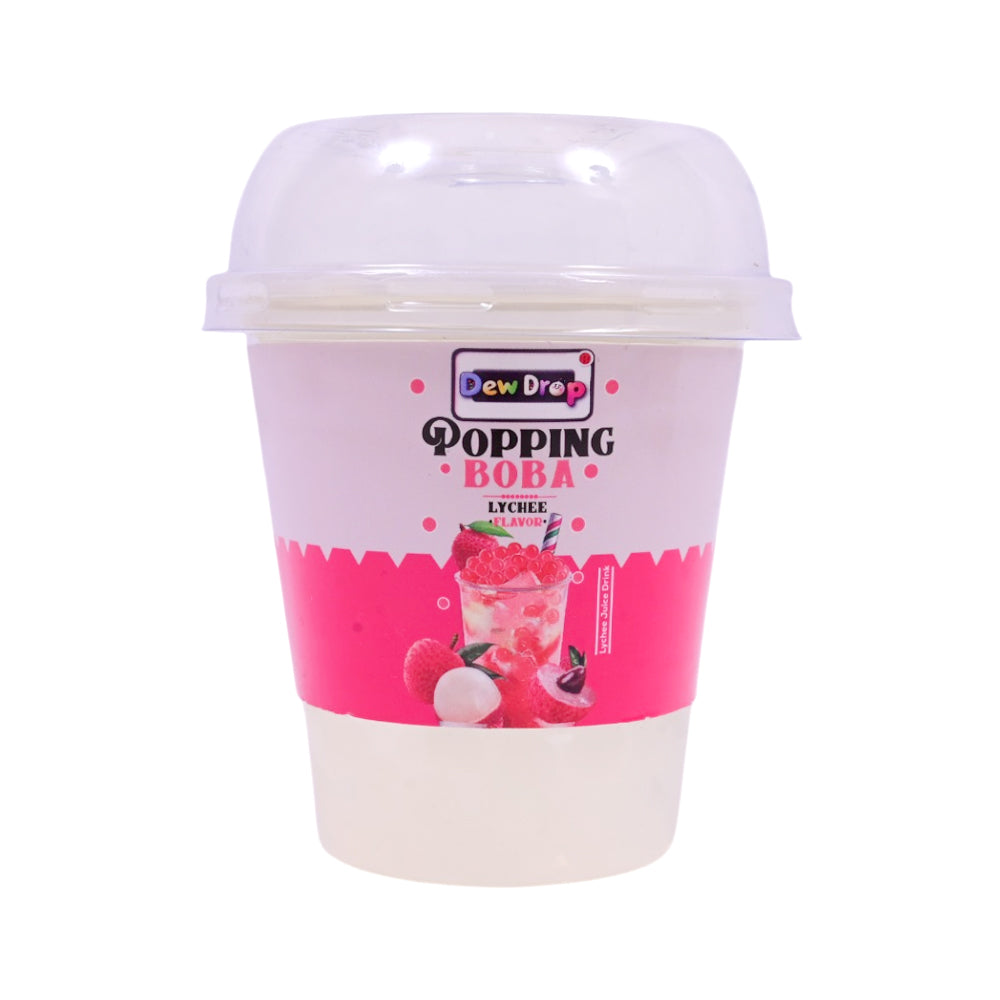 DEWDROP POPPING BOBA LYCHEE FLAVOUR DRINKS 230ML