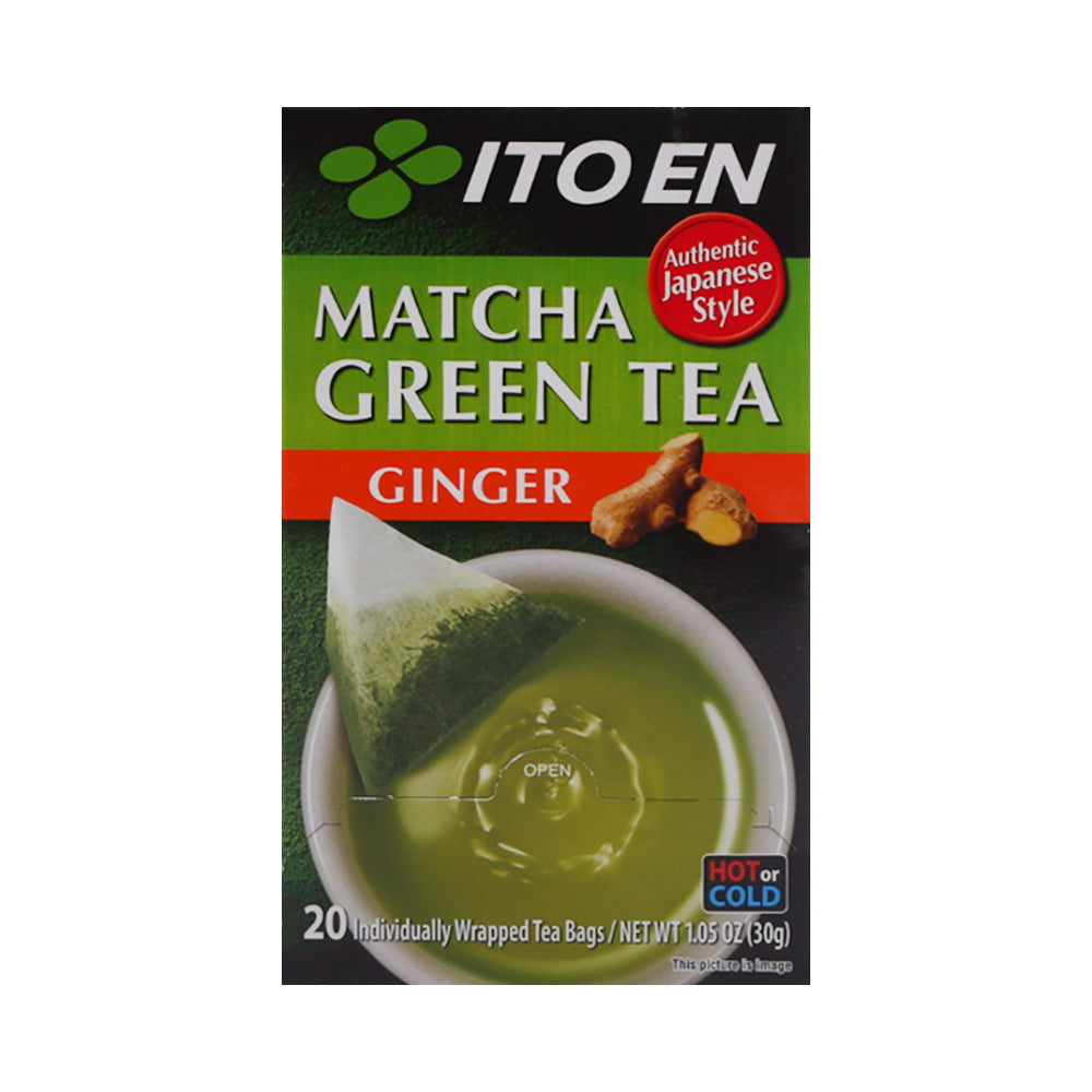MATCHA GREEN TEA GINGER 20PCS 30GM