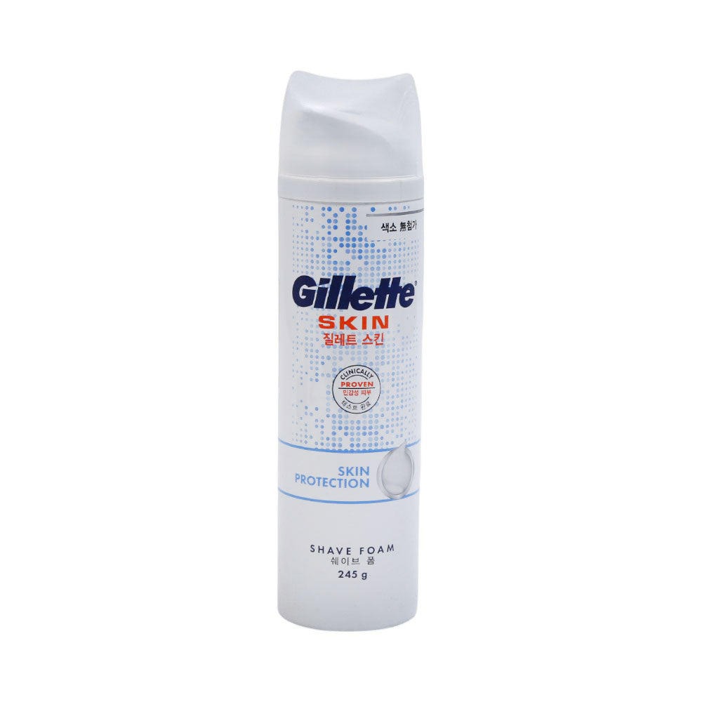 GILLETTE SHAVE FOAM SKIN PROTECTION CLINICALLY PROVEN 245 GM
