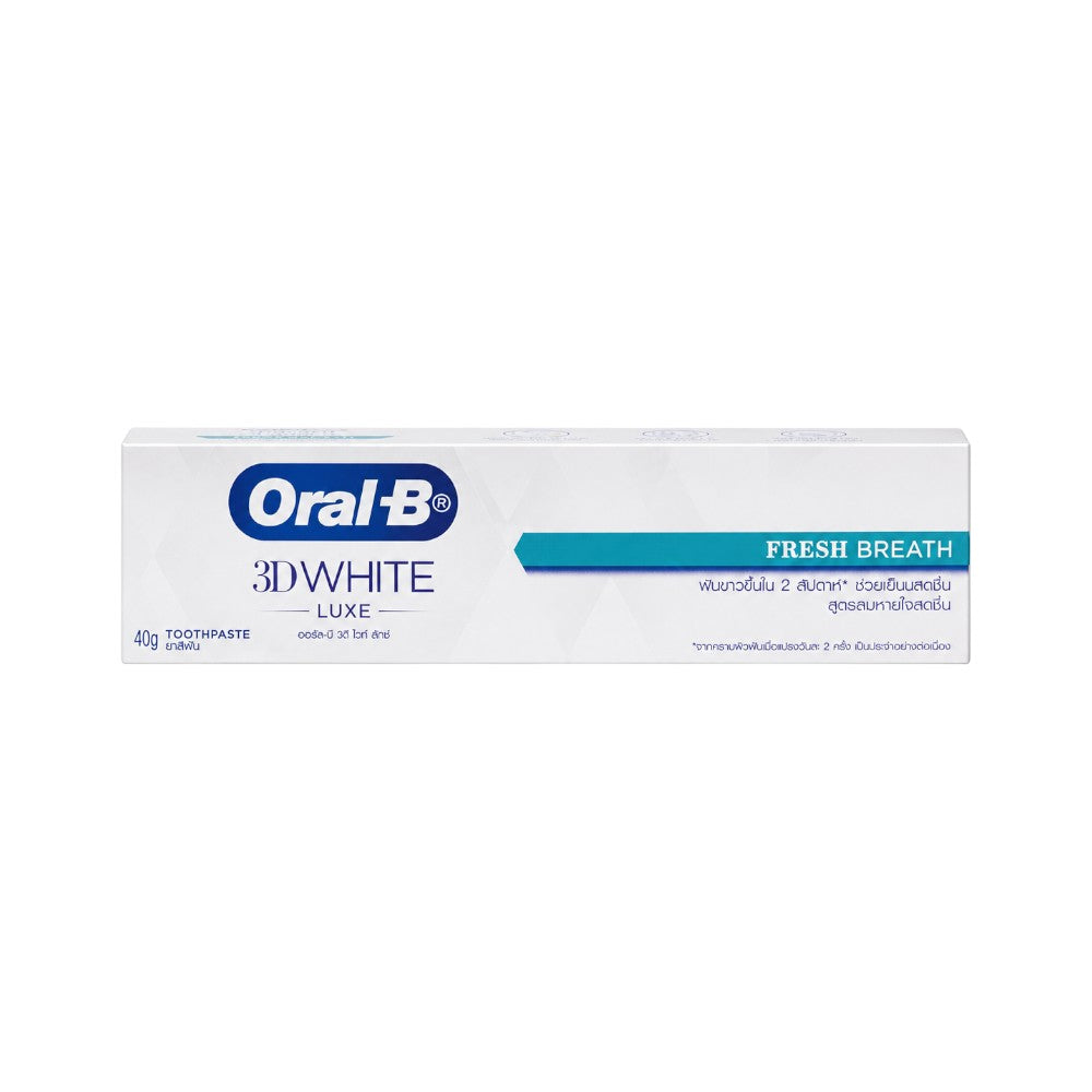 ORAL-B TOOTHPASTE 3D WHITE LUXE FRESH BREATH 40 G