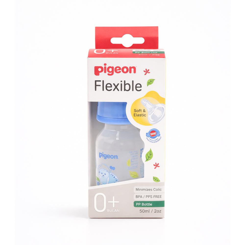 PIGEON FLEXIBLE SOFT ELASTIC 0+BULAN 50ML 79398