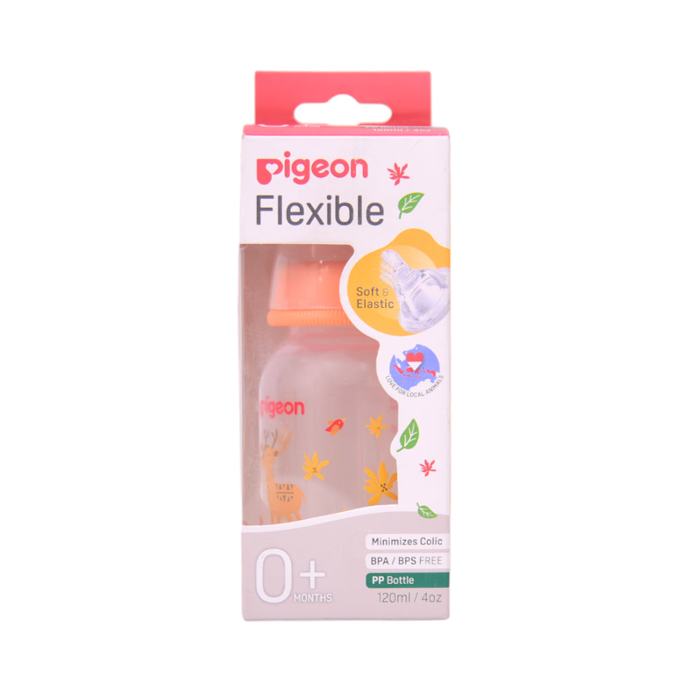 PIGEON BABY FEEDING BOTTLE FLEXIBLE DEER 0M+ 120 ML 79399