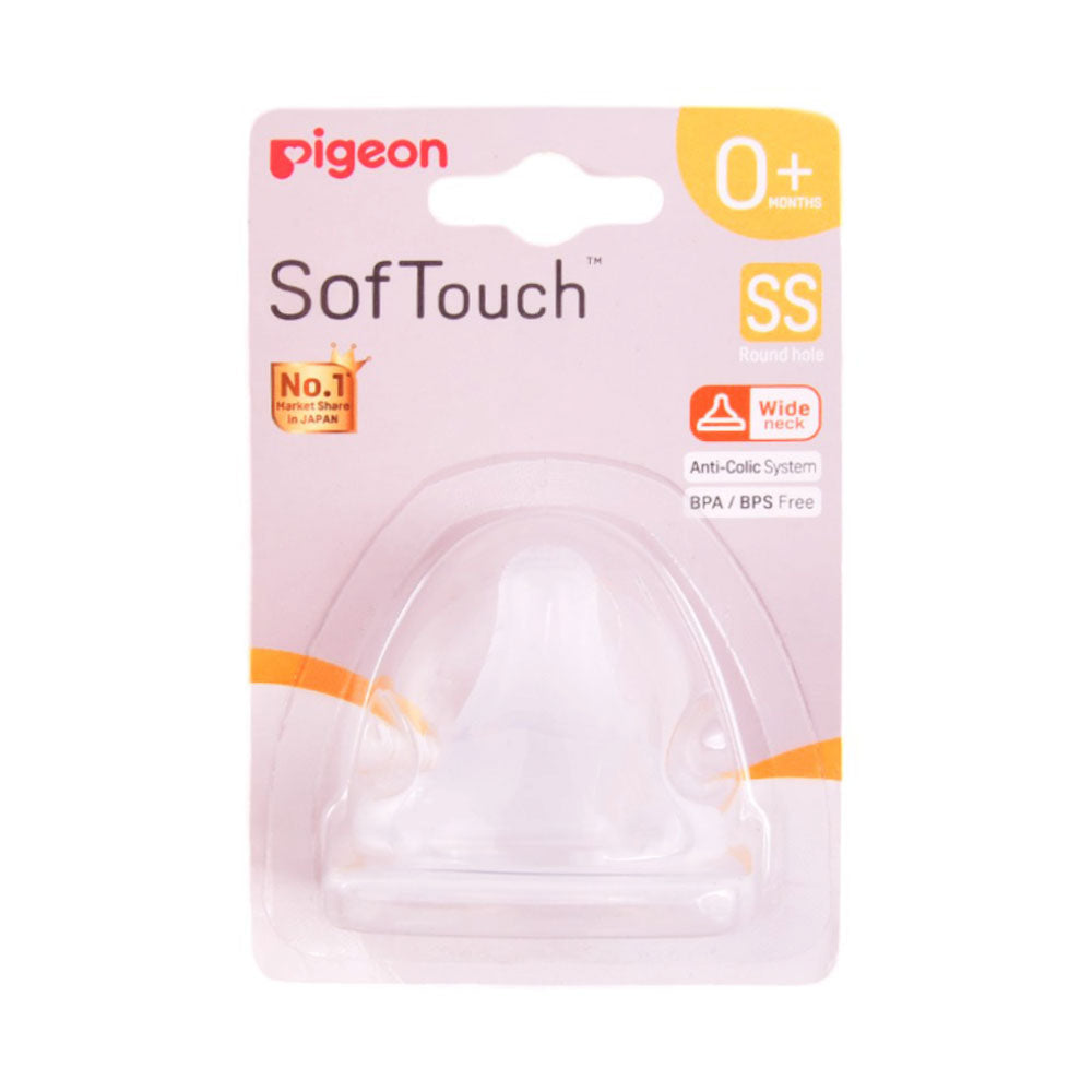 PIGEON SOFTOUCH NIPPLE 0+MONTH 1PCS NO 79461