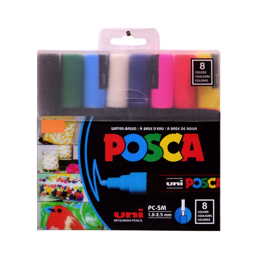POSCA WATER BASED COLOR MARKER 8PC