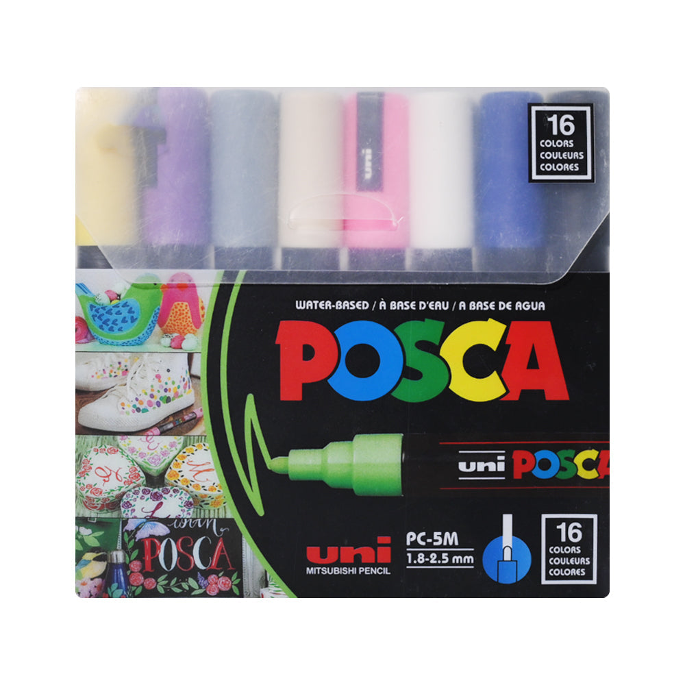 POSCA WATER BASED COLOR MARKER 16PCS