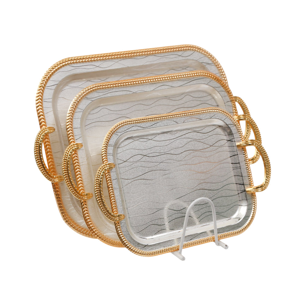 TRAY SET 3PC STEEL IR ZS691-3