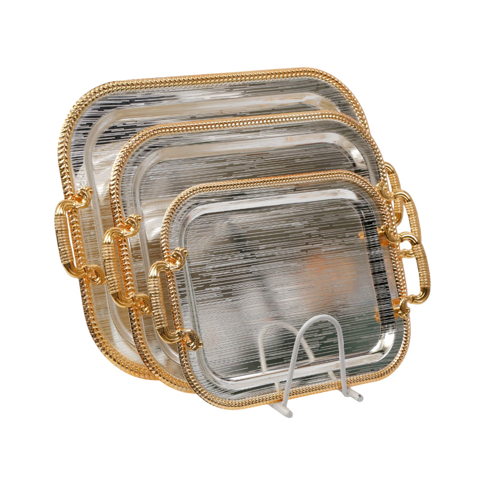 TRAY SET 3PC STEEL IR ZS712-3