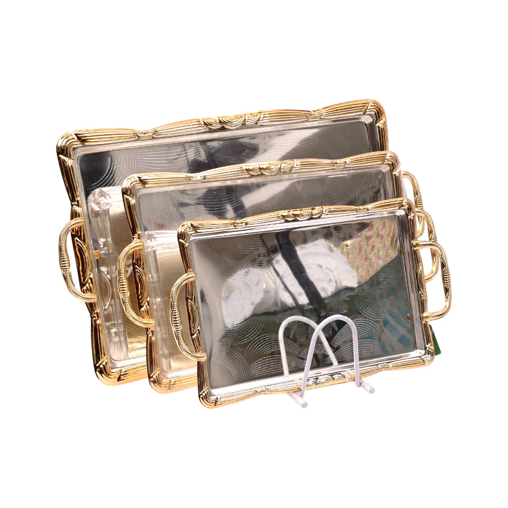 TRAY SET 3PC STEEL IR ZS714-3