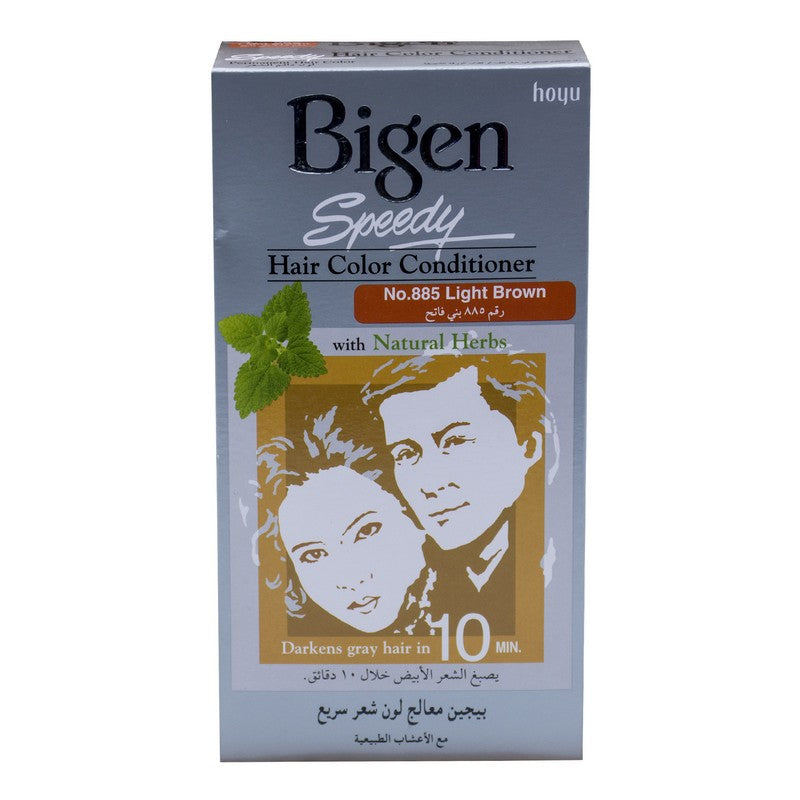 BIGEN SPEEDY HAIR COLOR CONDITIONER LIGHT BROWN 885