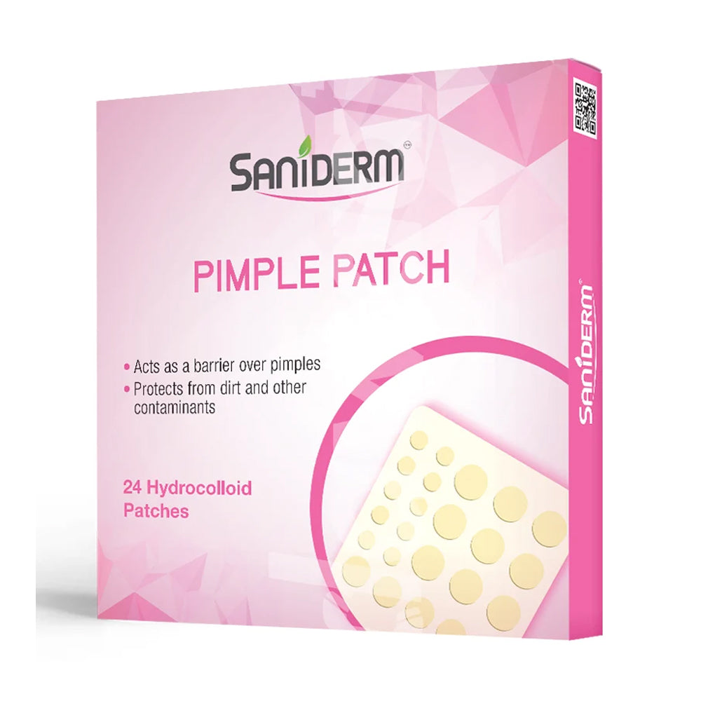 SANIDERM PIMPLE PATCH HYDROCOLLOID 24 PCS