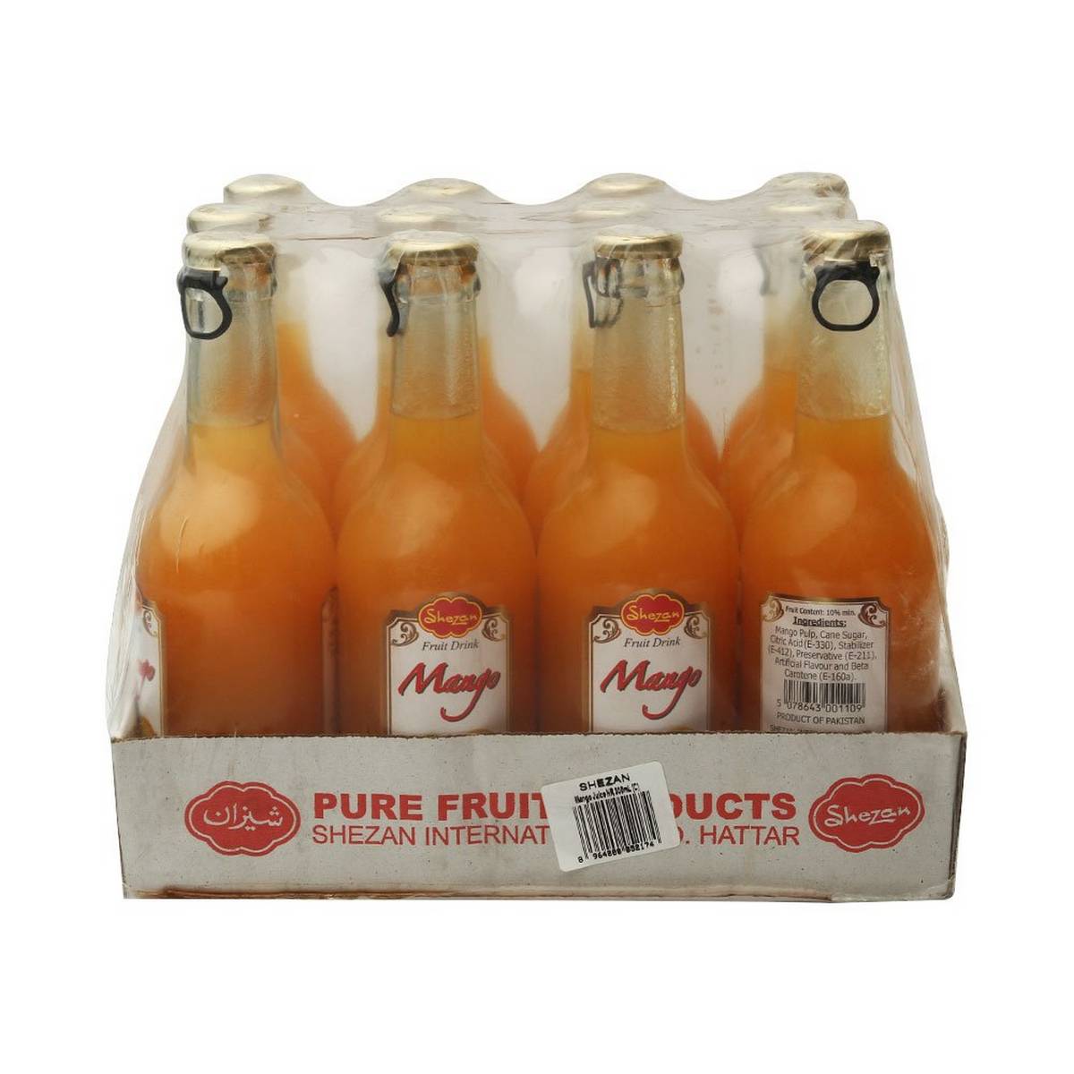 SHEZAN MANGO NR BOTTLE JUICE 250 ML-CARTON