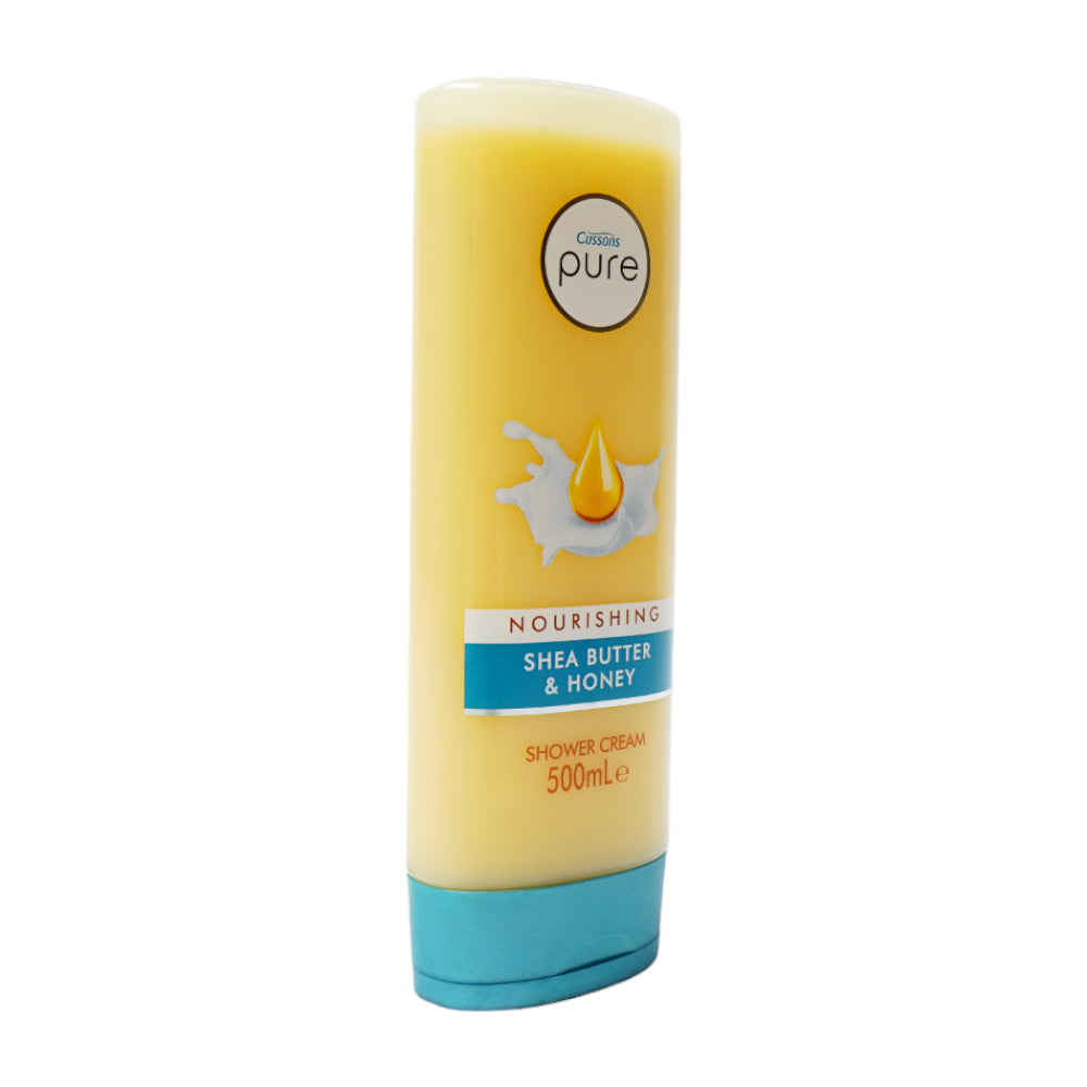 CUSSONS PURE SHOWER CREAM SHEA BUTTER AND HONEY 500 ML