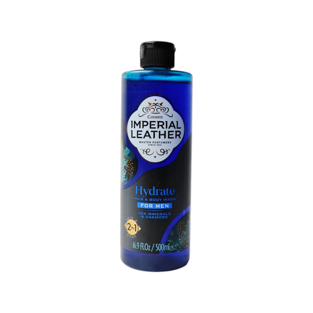 IMPERIAL LEATHER BODY WASH FOR MEN 2IN1 HYDRATE 500 ML