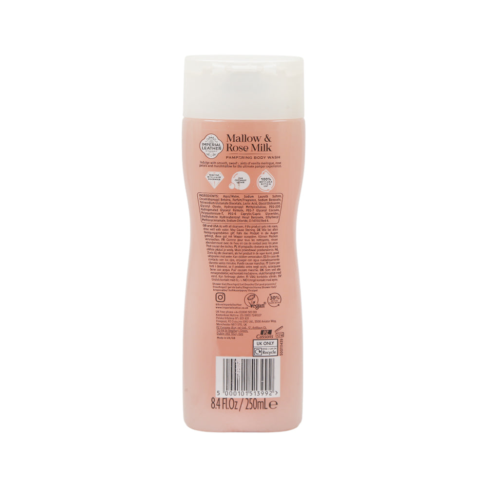 IMPERIAL LEATHER BODY WASH MALLOW & ROSE MILK 250ML