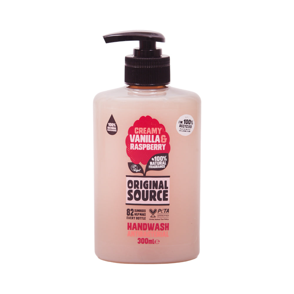 ORIGINAL SOURCE HAND WASH CREAMY VANILLA & RASPBERRY 300 ML