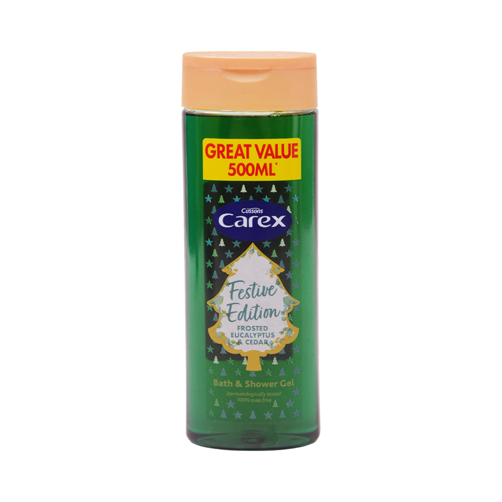 CUSSONS CAREX BATH & SHOWER GEL FESTIVE EDITION FE&C 500 ML
