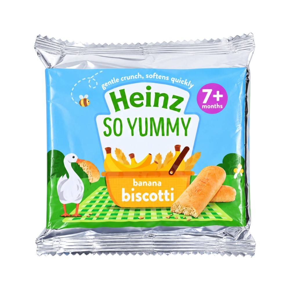 HEINZ BISCOTTI SO YUMMY BANANA SNACK 60 GM