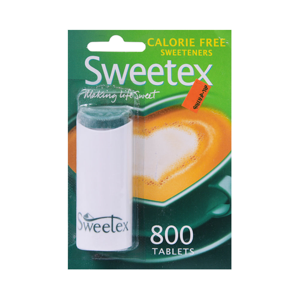 SWEETEX CALORIE FREE SWEETENER 800 TABLETS