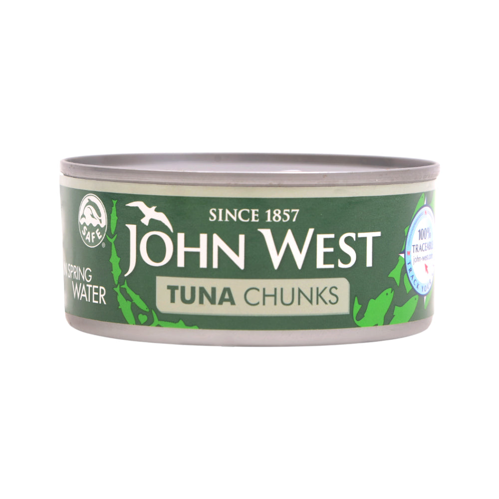 JOHN WEST TUNA CHUNKS IN SPRING WATER 145 GM