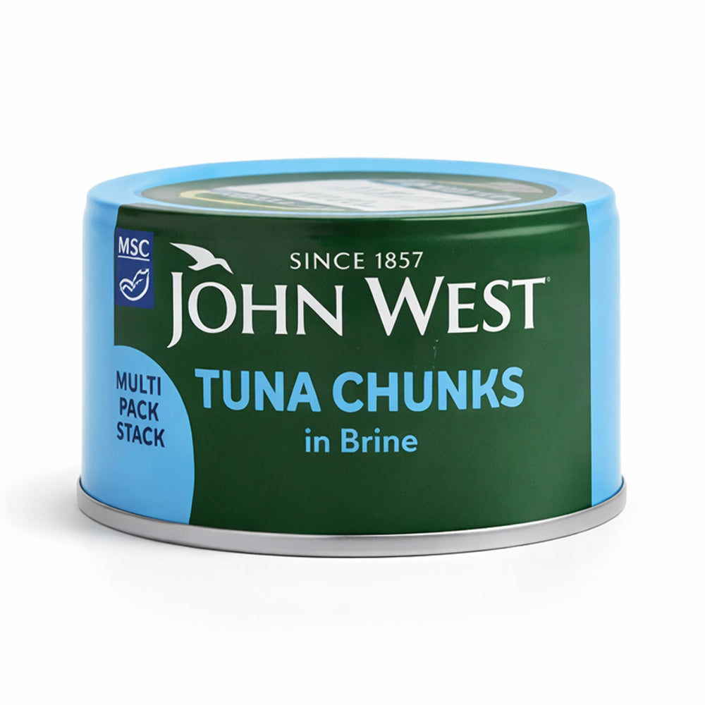 JOHN WEST TUNA CHUNKS IN BRINE 125 GM