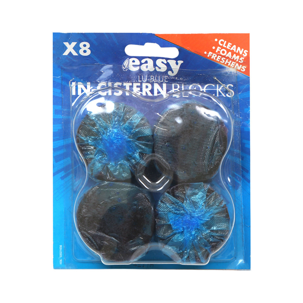 LU BLUE TOILET AIR FRESHNER CISTERN BLOCKS 8X38 GM