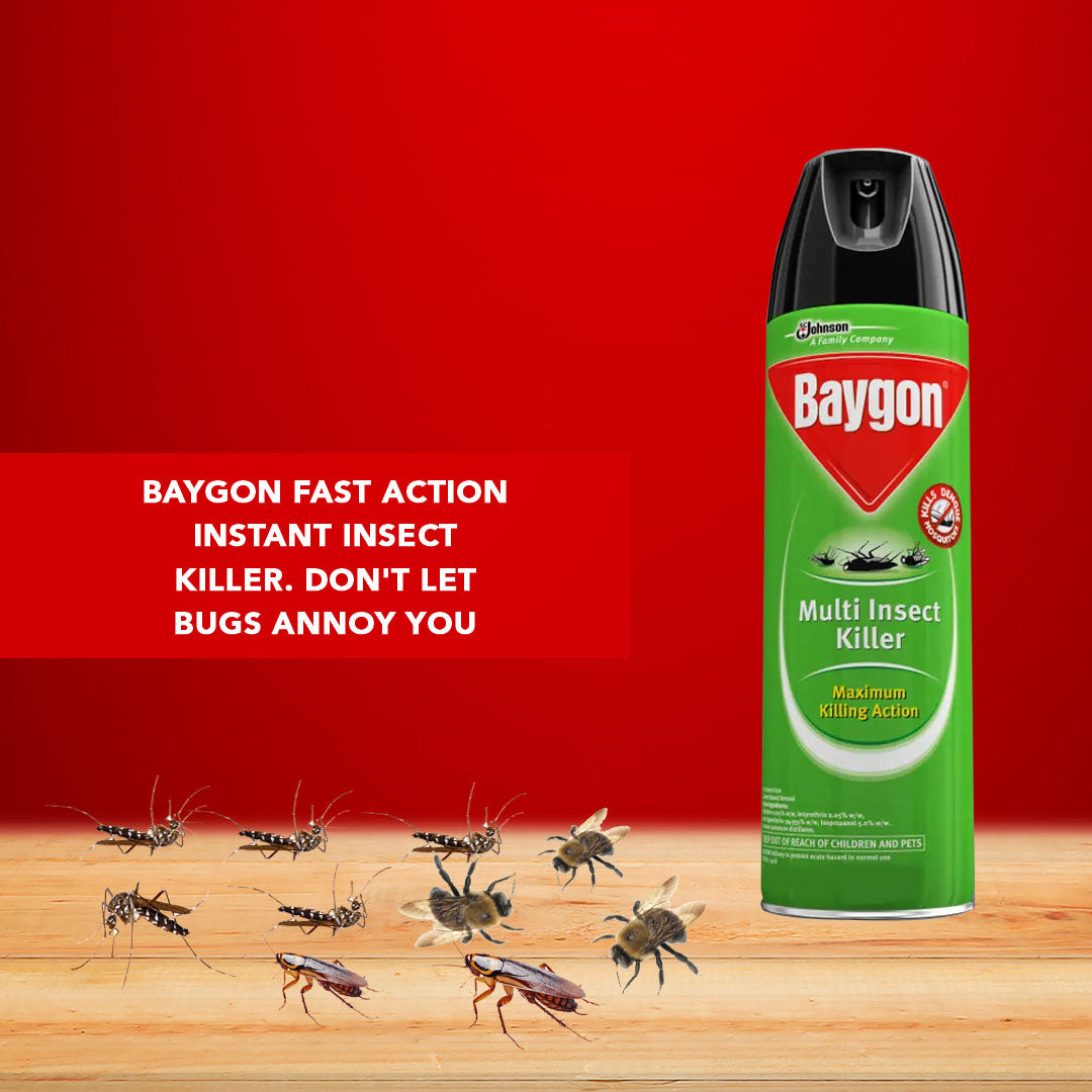 BAYGON INSECT KILLER FLYING & CRAWLING 600 ML
