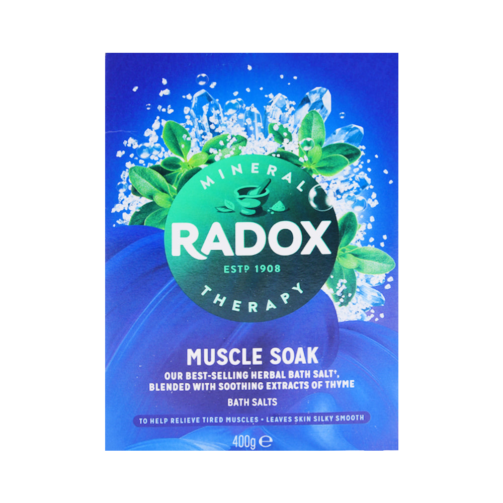 RADOX BATH SALTS MUSCLE SOAK MINERAL THERAPY 400 GM