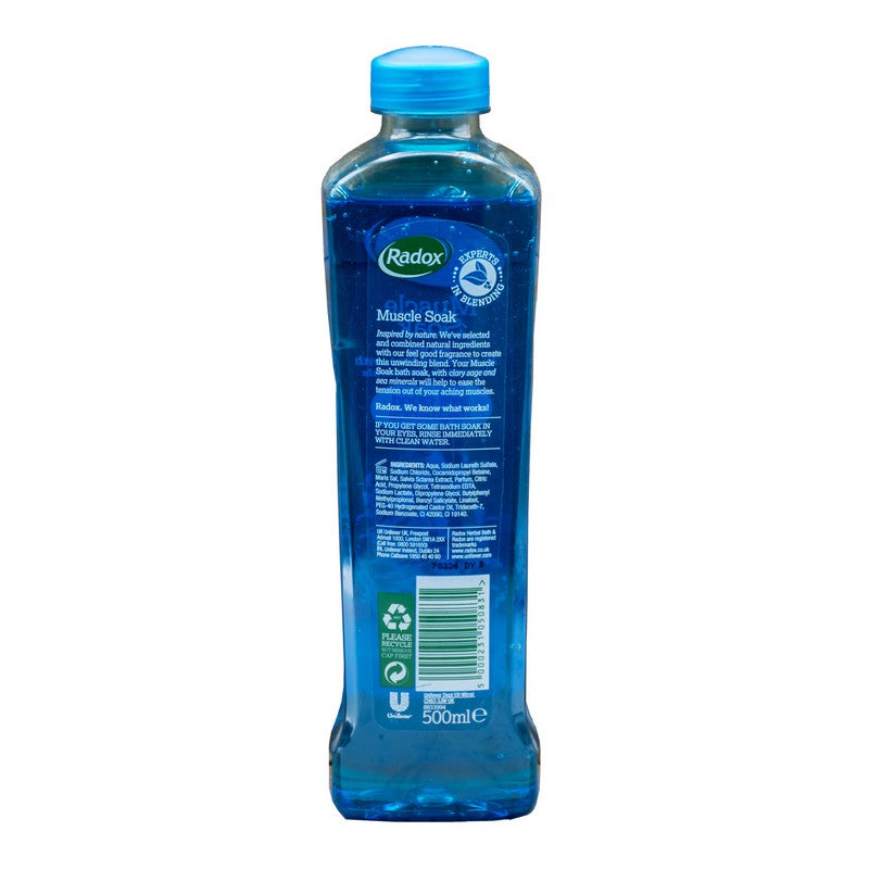 RADOX BATH SOAK MUSCLE SAGE AND SEA MINERALS 500 ML