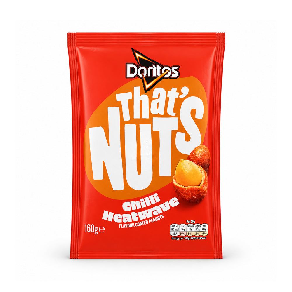 DORITOS NUTS CHILLI HEATWAVE 160 GM