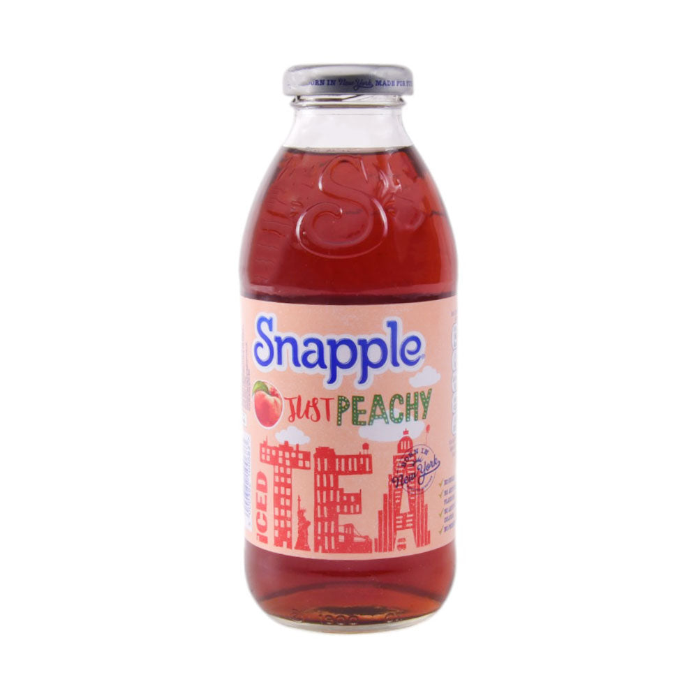 SNAPPLE JUICE JUST PEACHY BOTTLE 473 ML