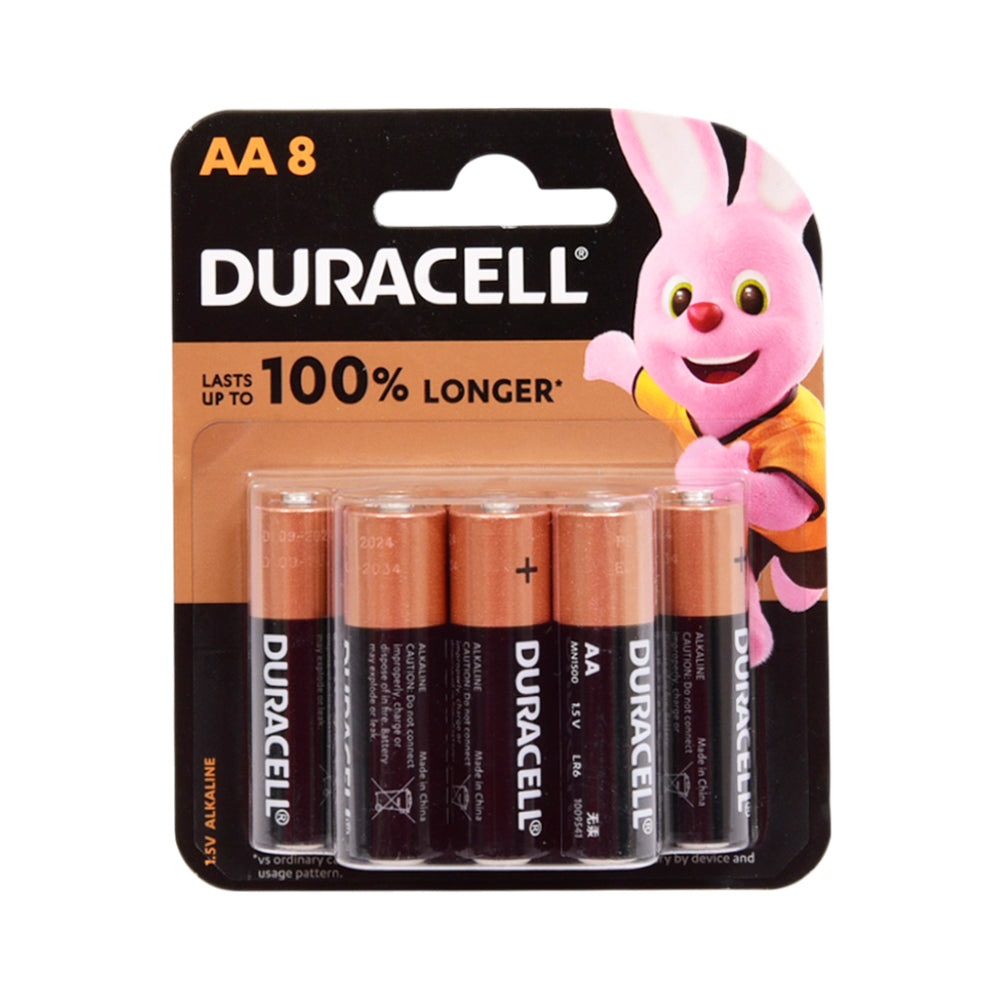 DURACELL COPPER BLACK BLISTER AA 8PCS PACK 1.5V