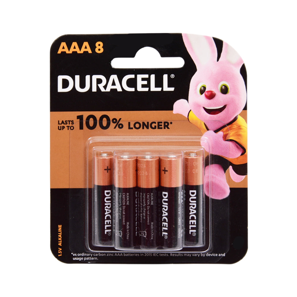 DURACELL COPPER BLACK BLISTER AAA 8PCS PACK 1.5V