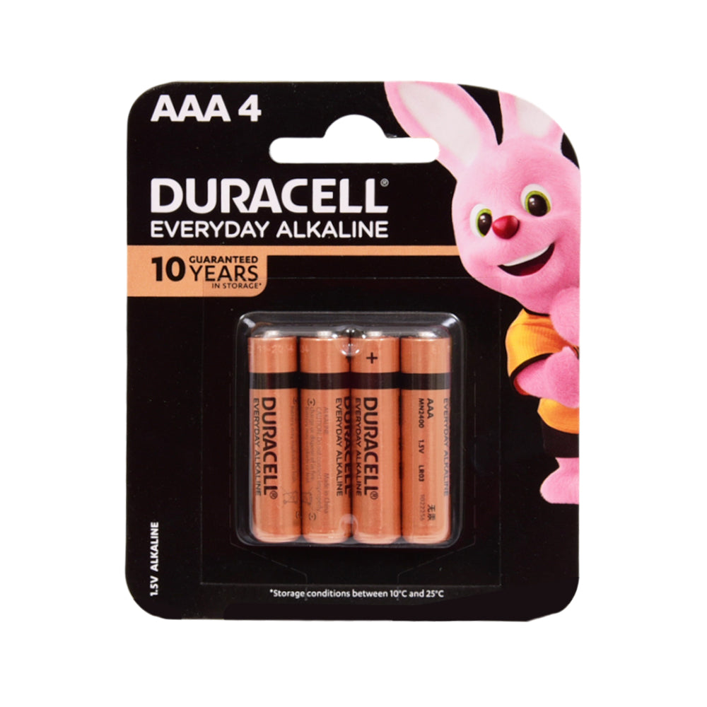 DURACELL EVERY DAY ALKALINE  AAA 4PCS PACK 1.5V
