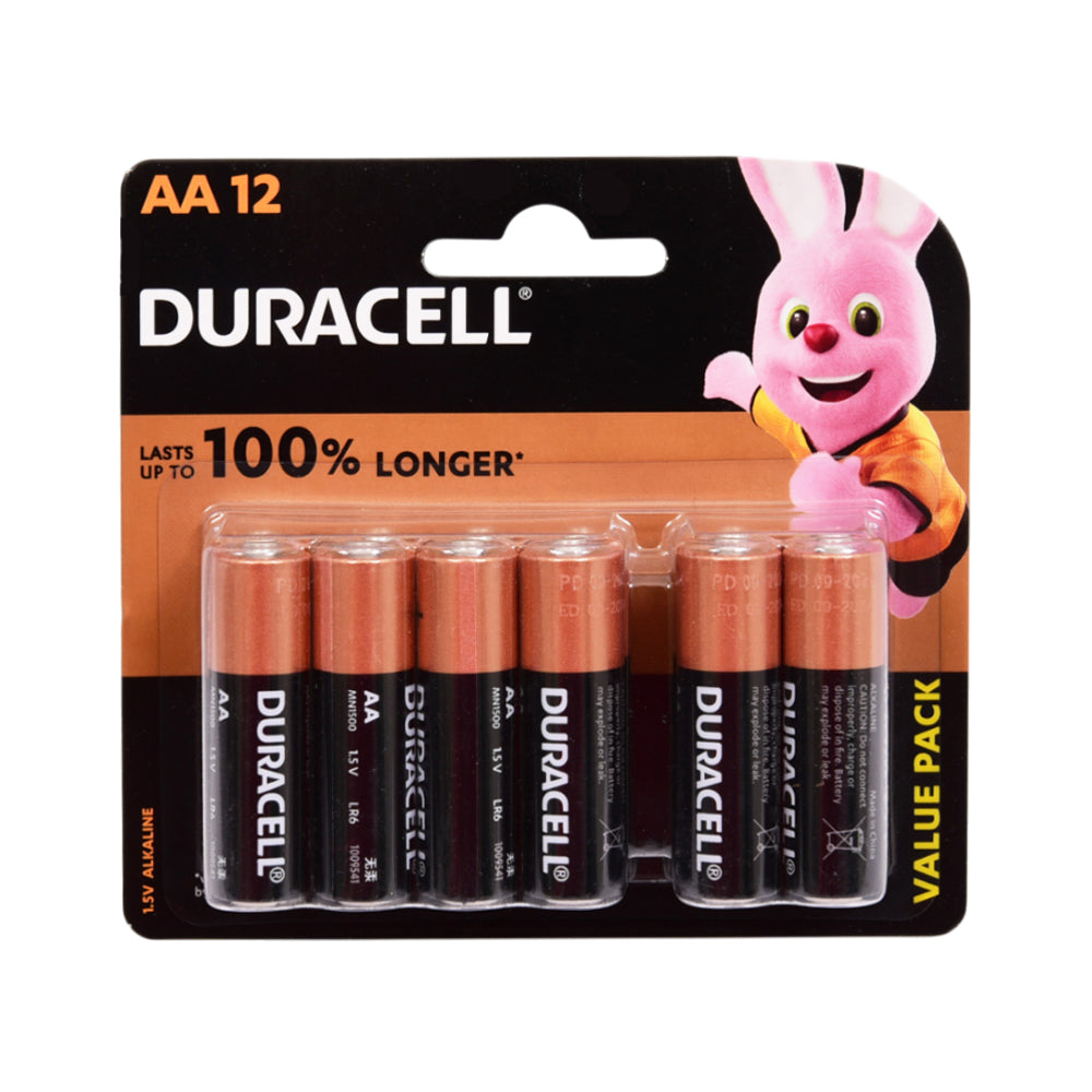 DURACELL COPPER BLACK BLISTER AA 12PCS PACK 1.5V