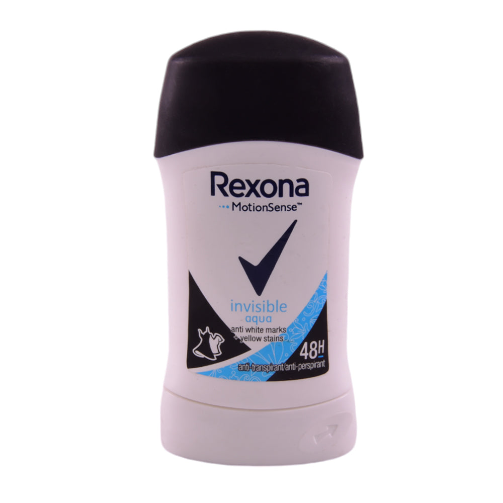 REXONA DEO STICK INVISIBLE AQUA FOR WOMEN 40 ML