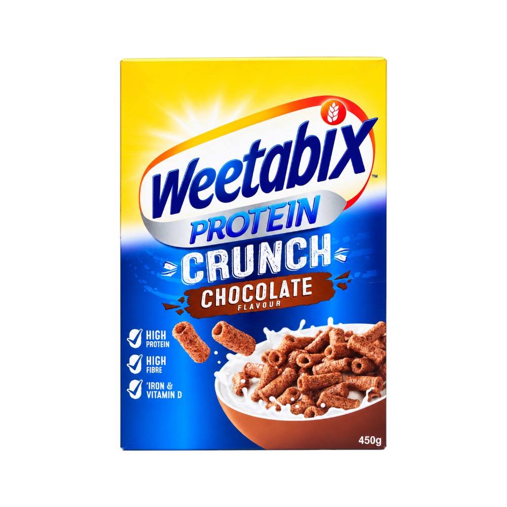 WEETABIX CEREAL PROTEIN CRUNCH CHOCOLATE 450 GM